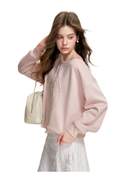 Modal Embossed Sweatshirt