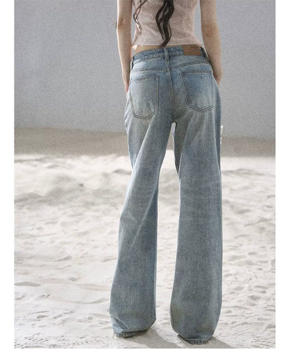 Embellished Wide Leg Jeans