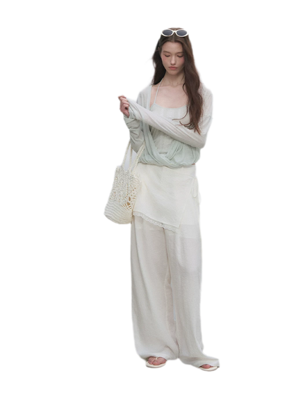 Lyocell Linen Lantern Sleeve Set
