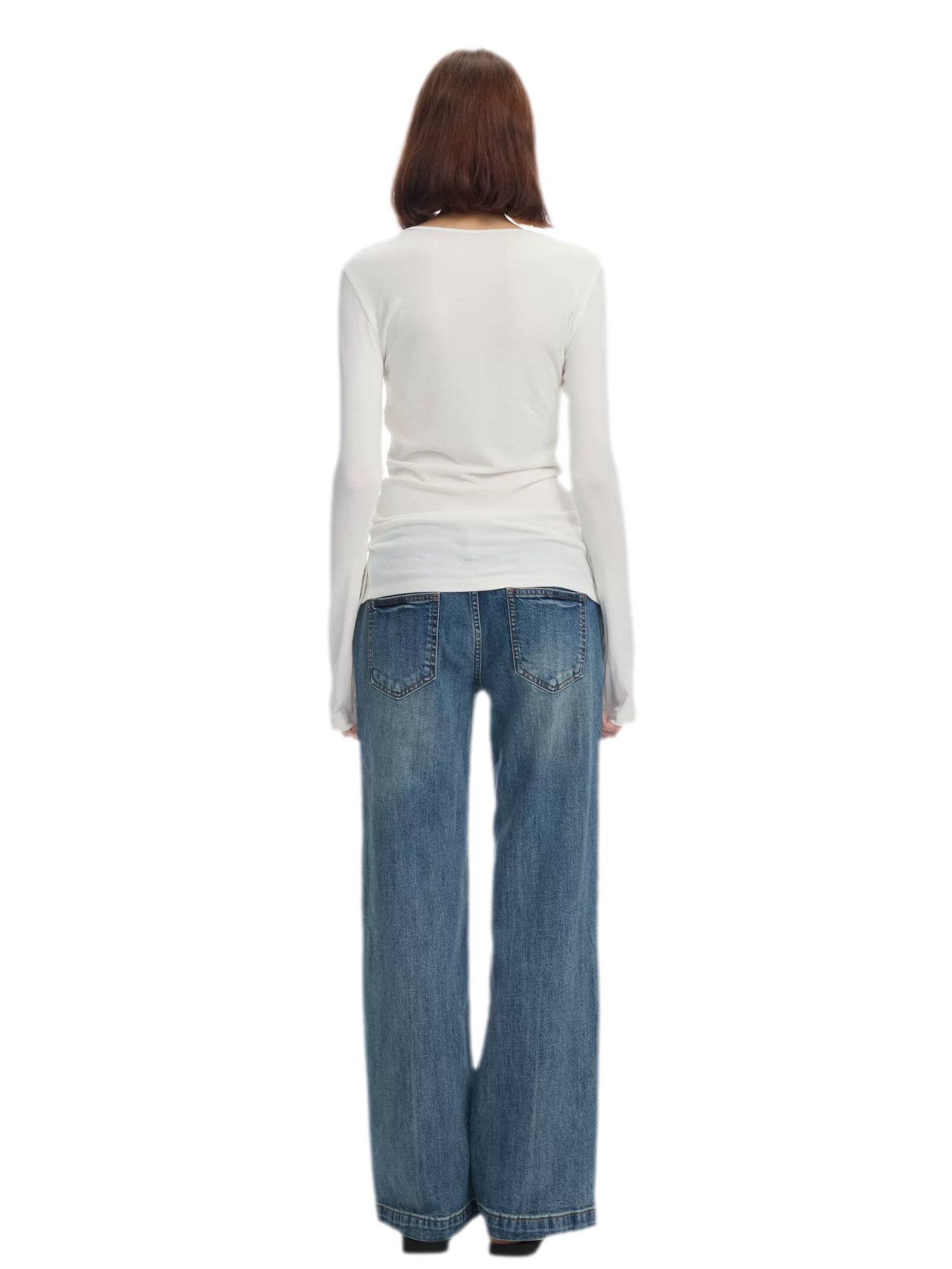Lyocell Wool Six-Button Henley