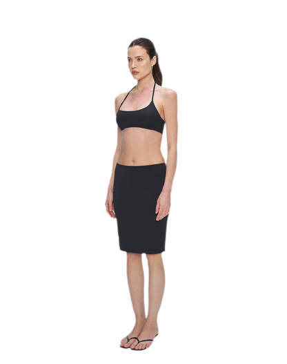 Nude Feel Layered Skirt