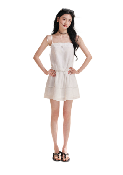 Soft Tencel Lace Dress &amp; Cardigan Set