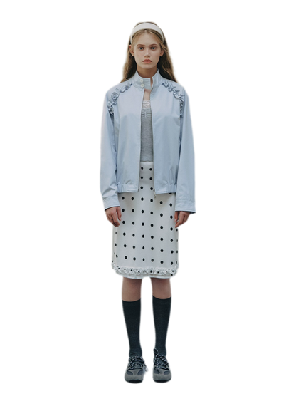 Polka Dot Ruffle Skirt