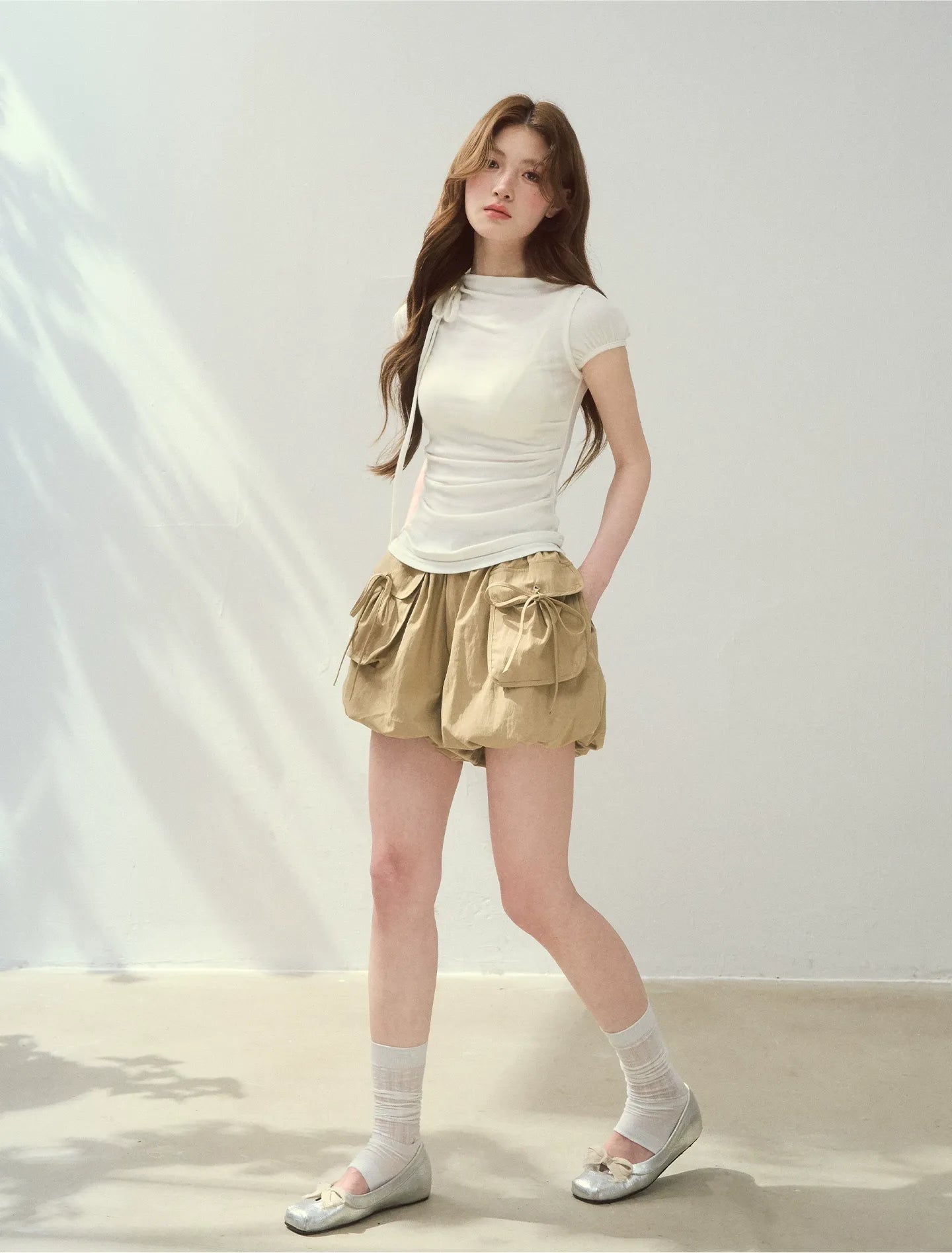Cloud Bubble Cargo Skort