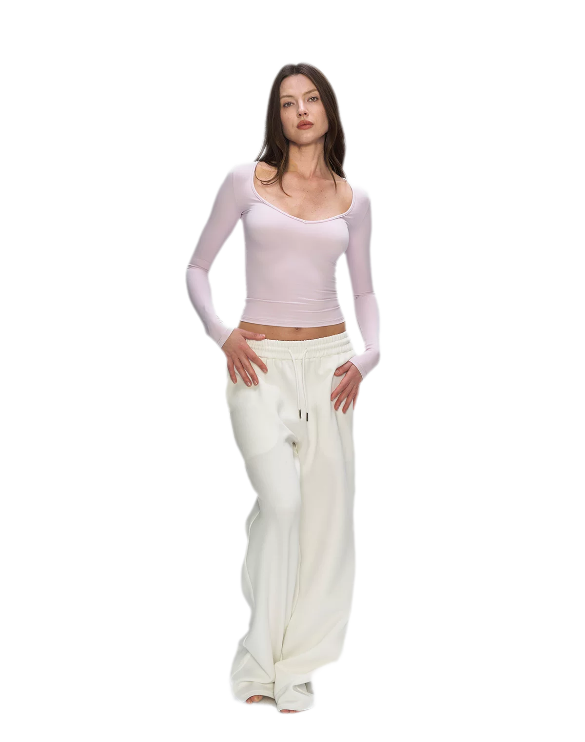 Bare-Feel V-Neck Top