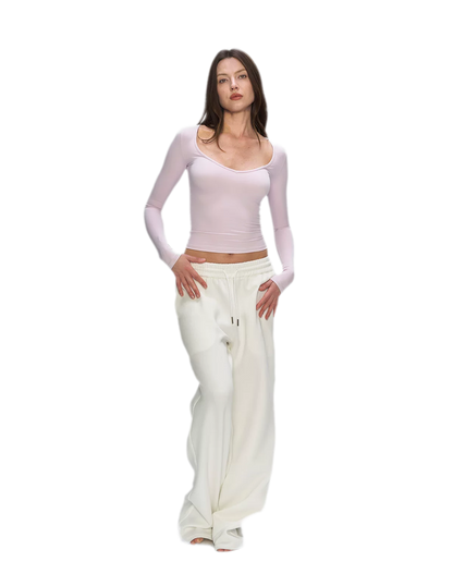 Bare-Feel V-Neck Top