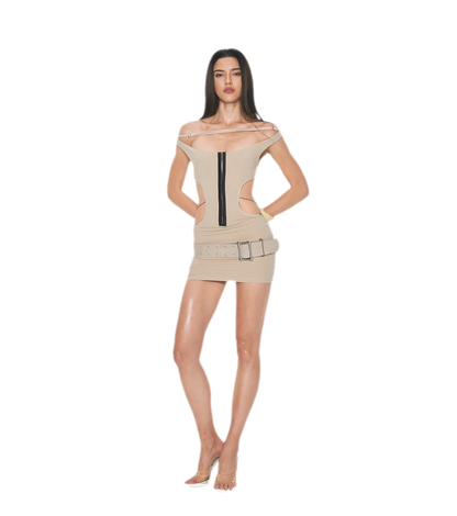Back Tie Knit Dress