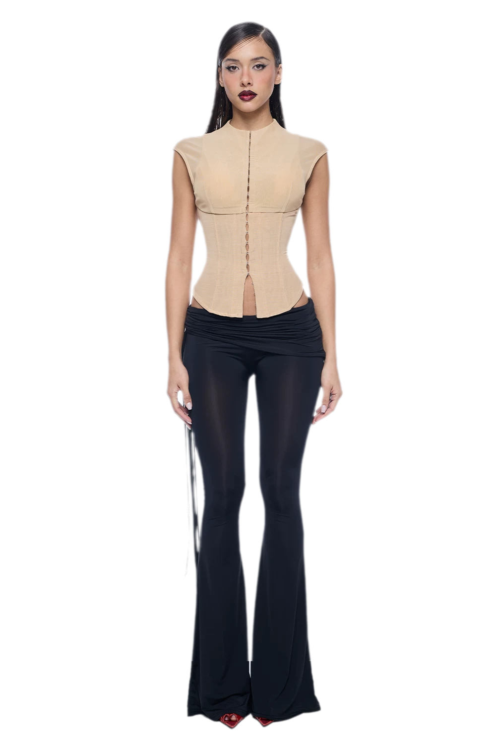 Structured Fishbone Corset Top