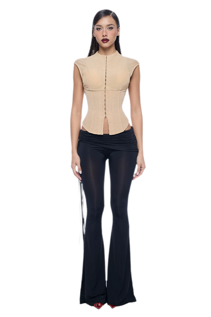 Structured Fishbone Corset Top