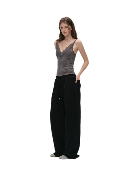 Lace Trim Built-In Bra Cami