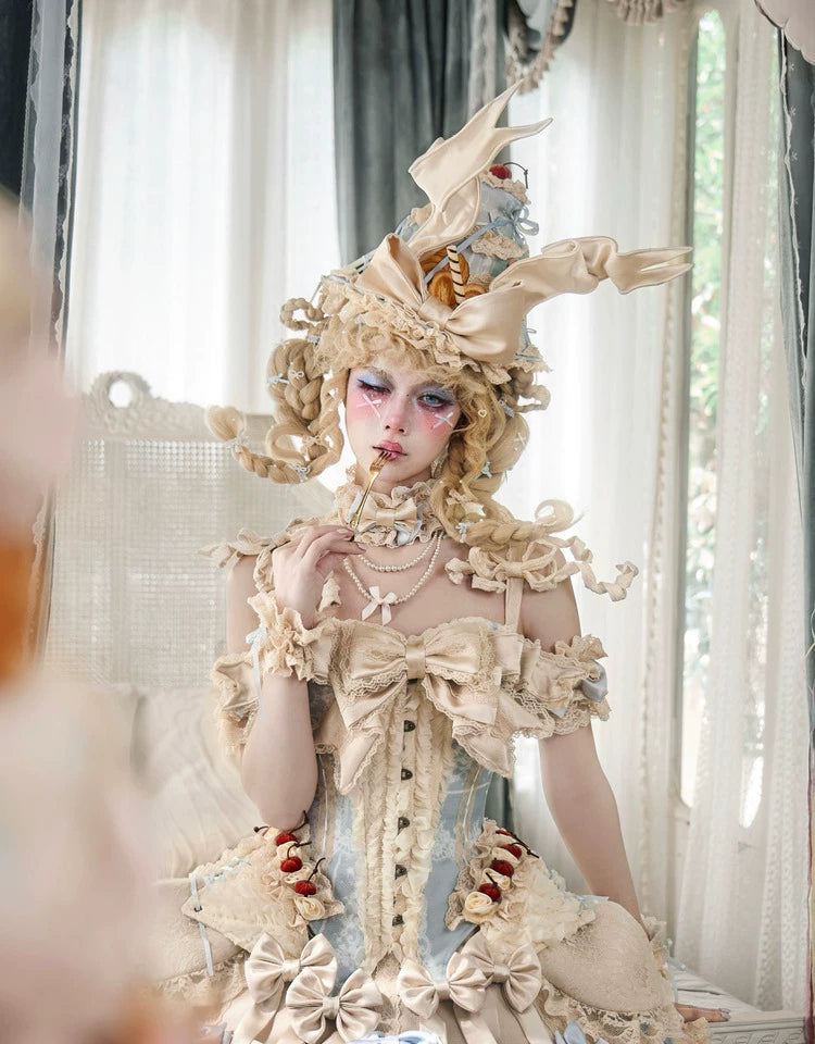 Ruffled Fishbone Corset Top