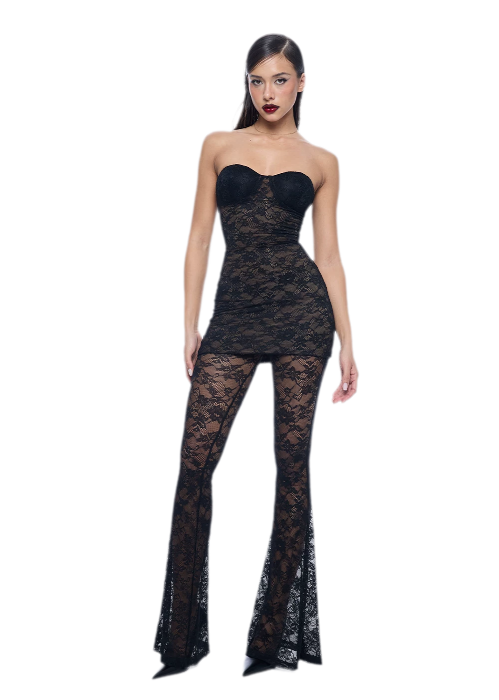 Lace Bustier Set