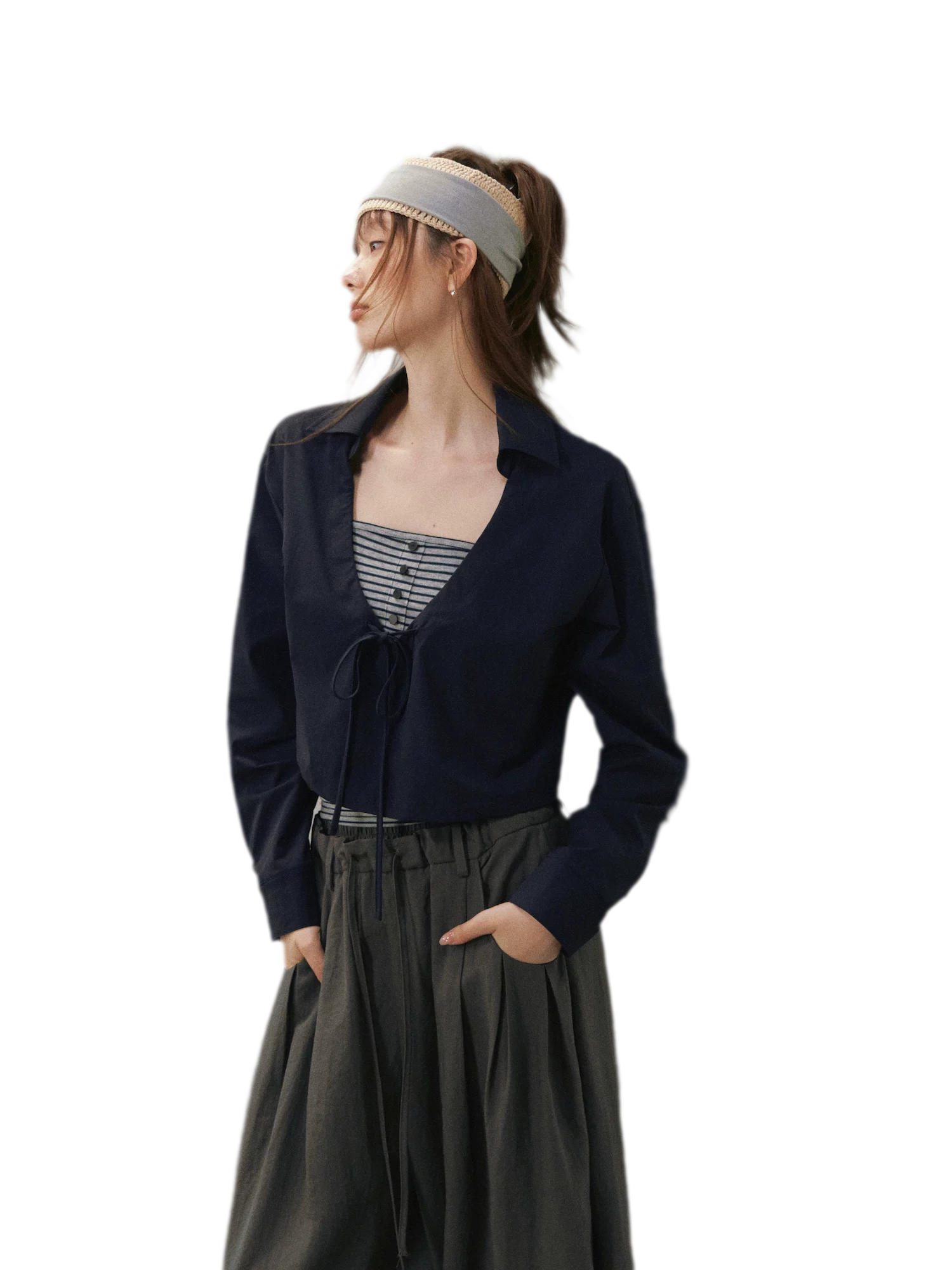 Layered V-Neck Top