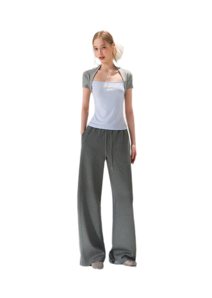 Colorblock Faux Two-Piece Tee