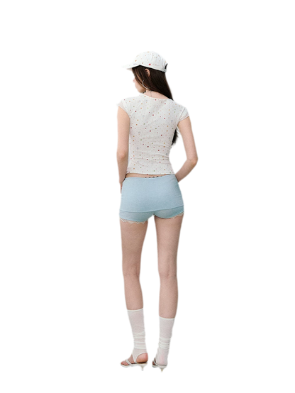 Mambo Signal One-Shoulder Top &amp; Skort