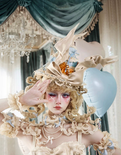 Layered Lace Dessert Hat