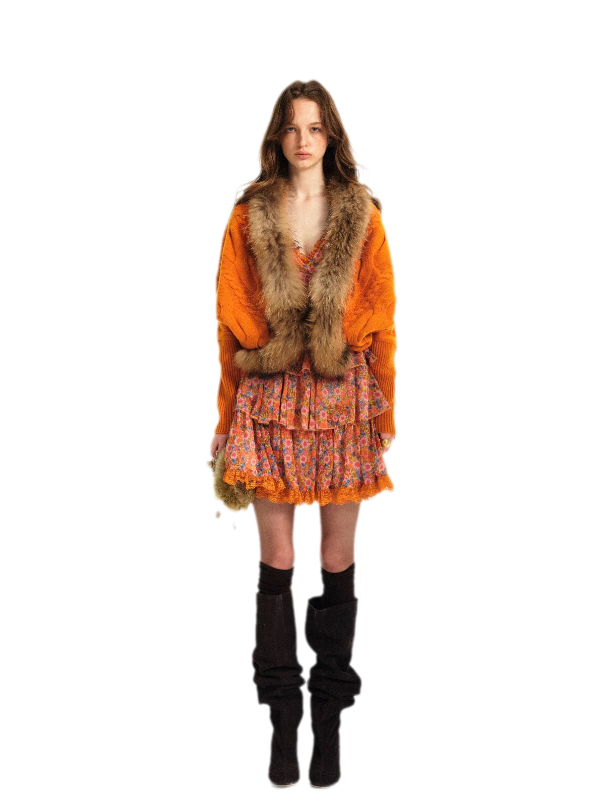 Cable Knit Batwing Cardigan