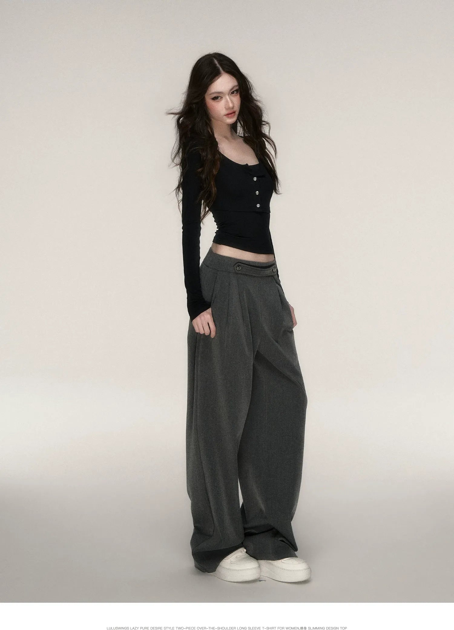 Napoleon Wide-Leg Suit Trousers