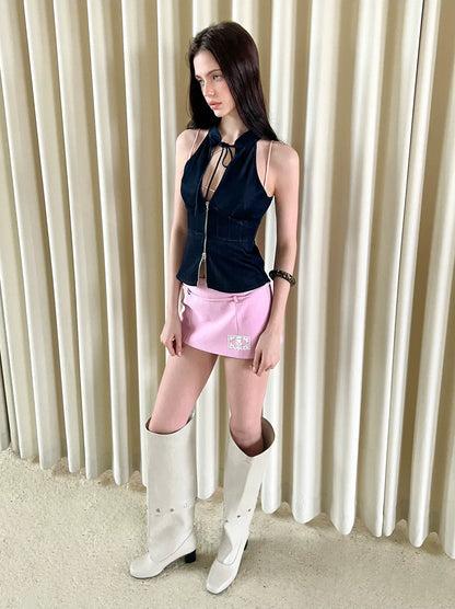 Vintage Sleeveless Slim Camisole