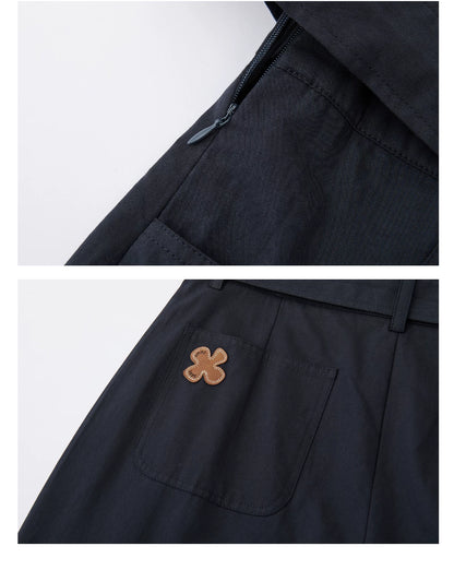 Vintage Relaxed Straight-Leg Overalls