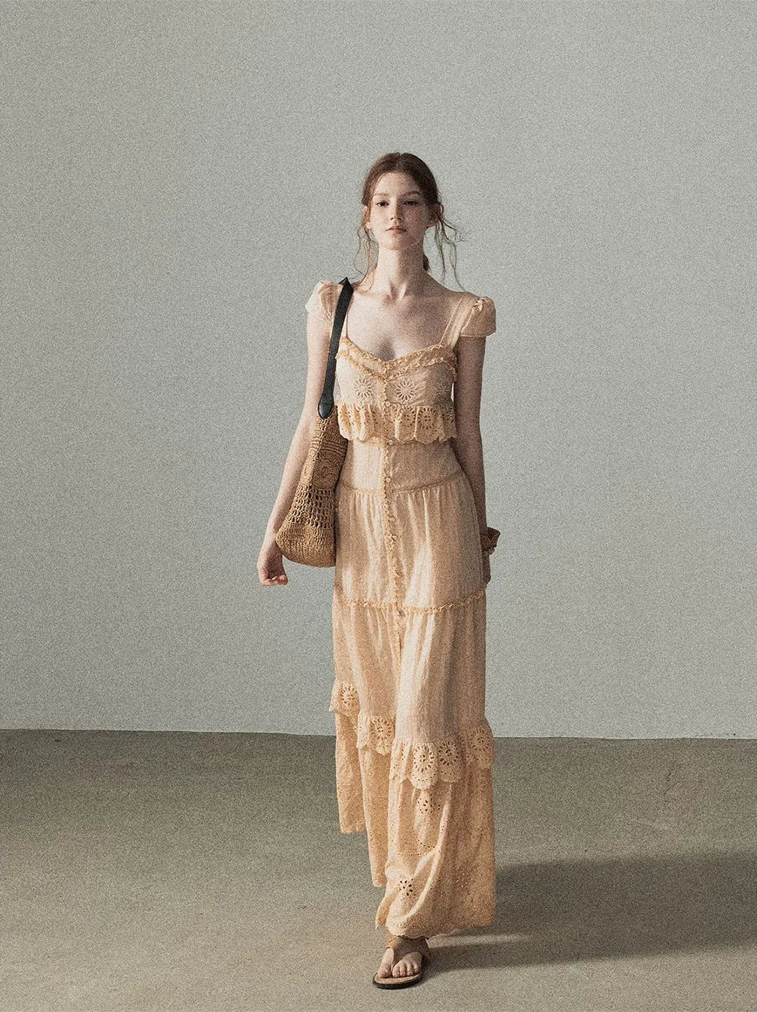 Floral Embroidered Dress