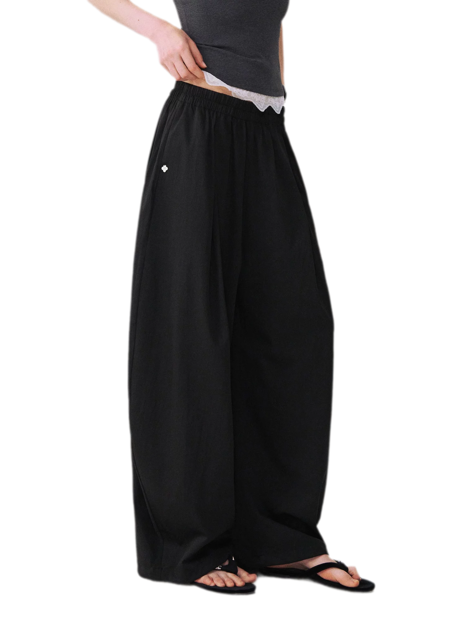 Breathable Relaxed Lantern Pants
