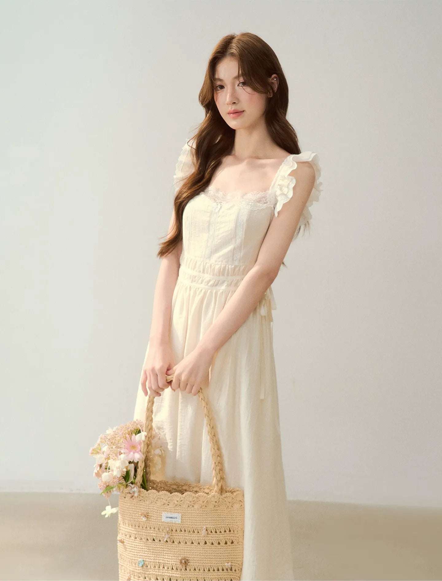 Lace Trim Slip Dress