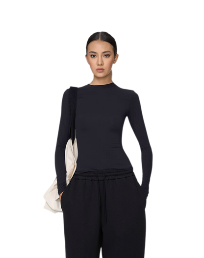 Sheer Sculpting Long Sleeve Top