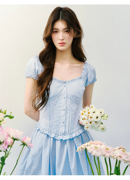 Sea Salt Afternoon Striped Tea Dress