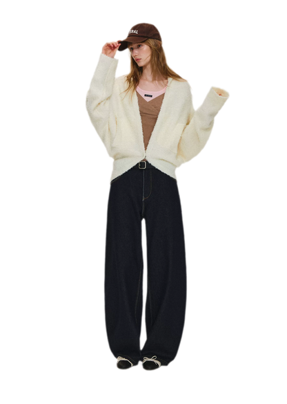 Loop Yarn Cocoon Cardigan