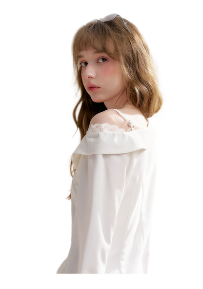 Romantic Encounter Lace Short Dress