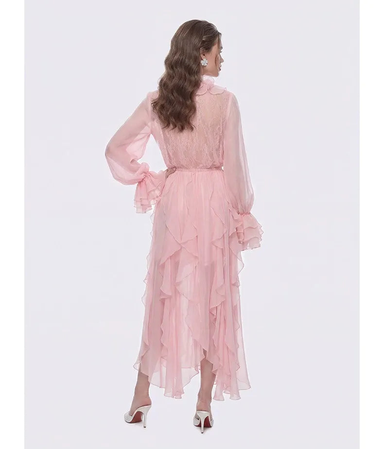 Lace Ruffle Dress