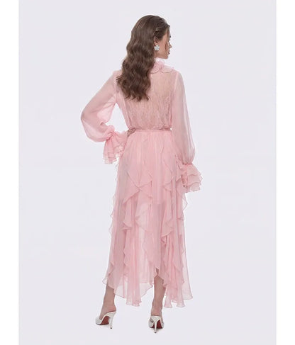 Lace Ruffle Dress