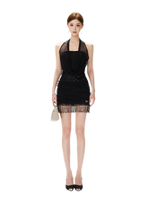 CYNR Halter Sequin Mini Dress – view 18
