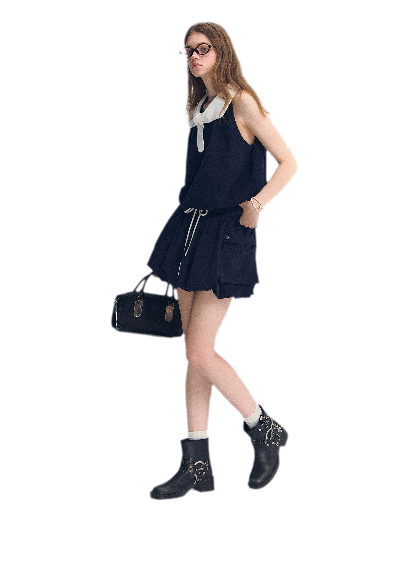 Rabbit Ear Peplum Top