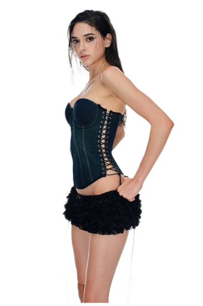 Lace Tulle Short Shorts