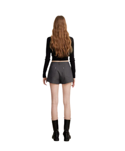 Cutout Slim-Fit Knit Top