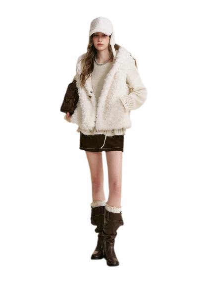 Bear Fleece Hooded Vest