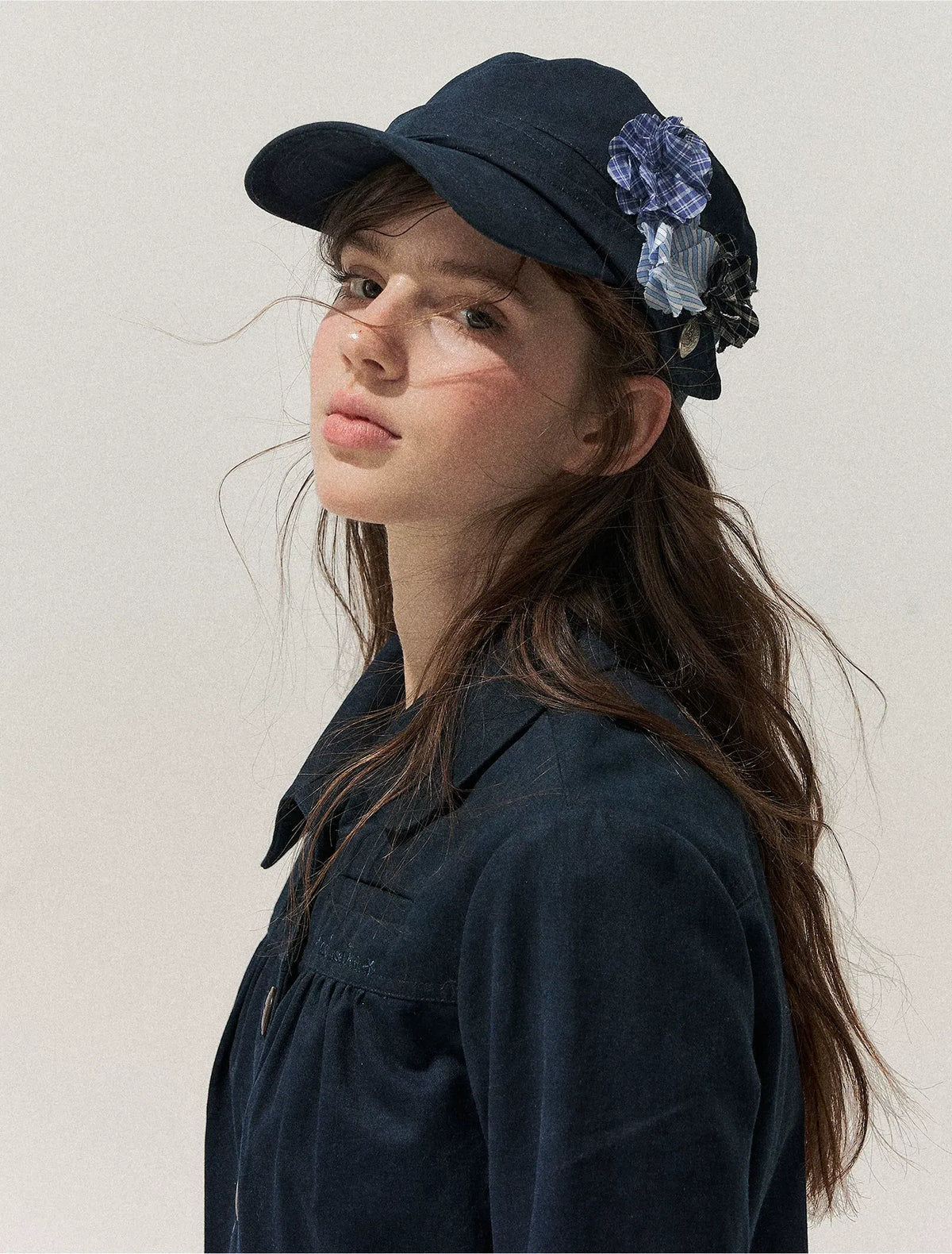 Handmade Floral Riding Hat