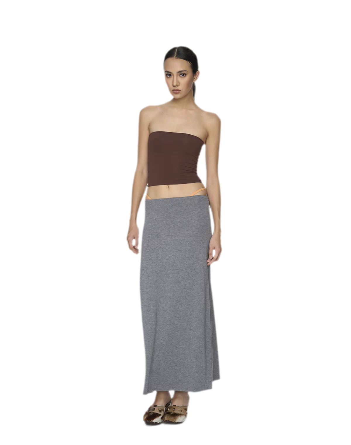 Straight Tube Midi Dress