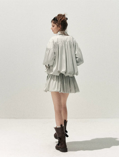 Cotton Plaid Cocoon Set