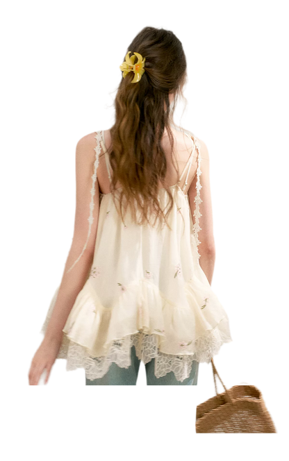 Lace Embroidered Camisole