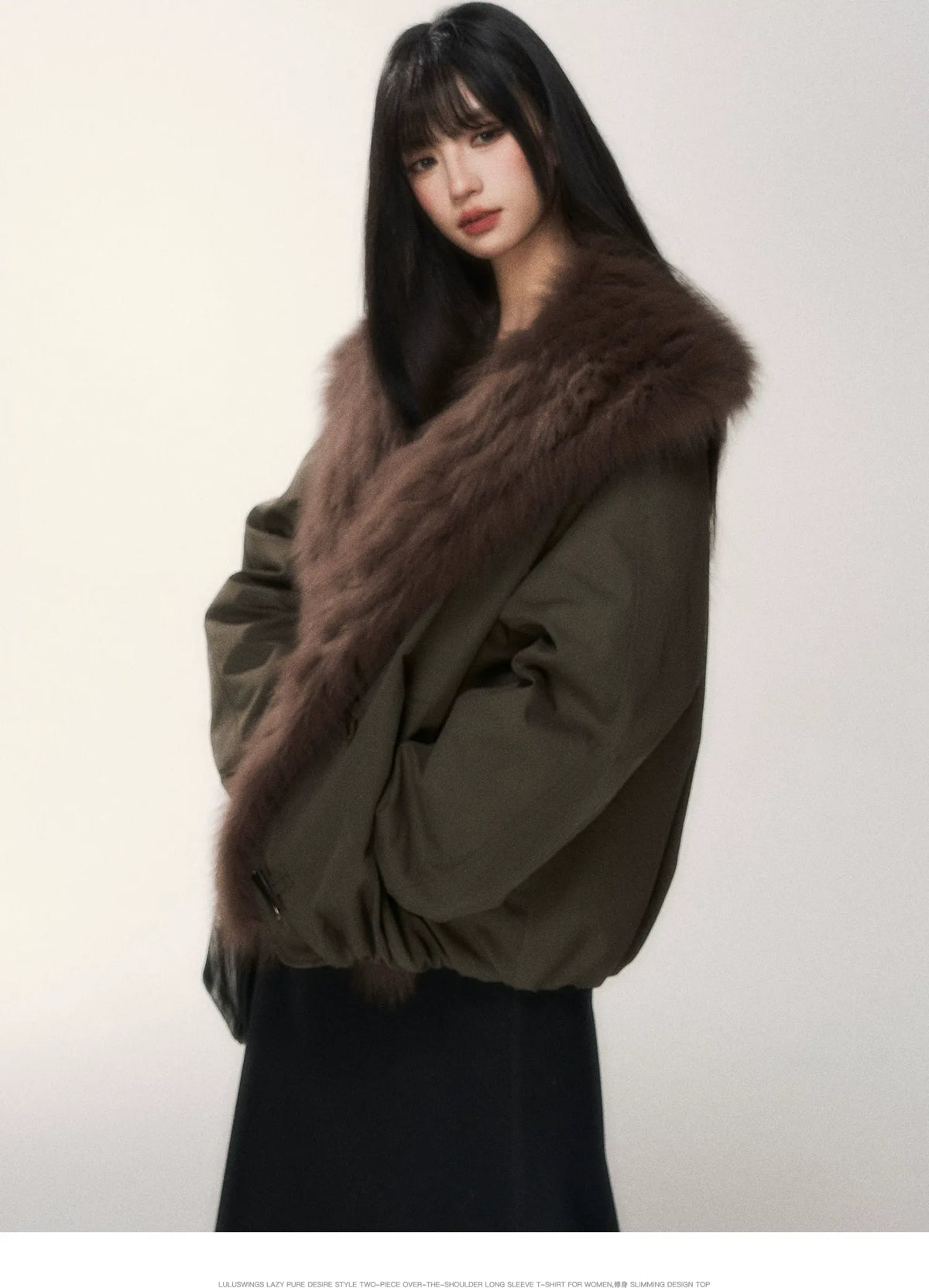 Goose Down Fox Fur Jacket