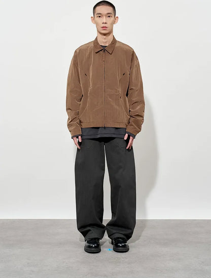 Textured Curved Panel Jacket