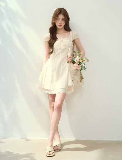 Seine Holiday Floral Dress