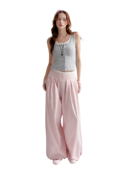 Lightweight Pleated Balloon Pants