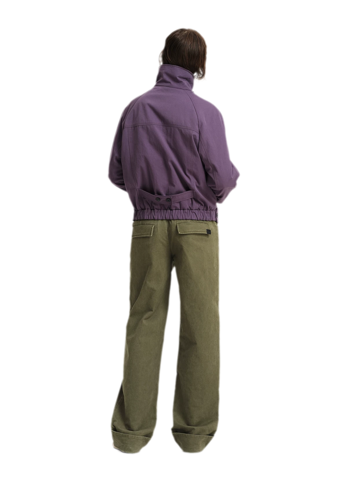 Veste utilitaire courte en coton