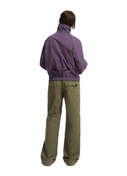 Veste utilitaire courte en coton