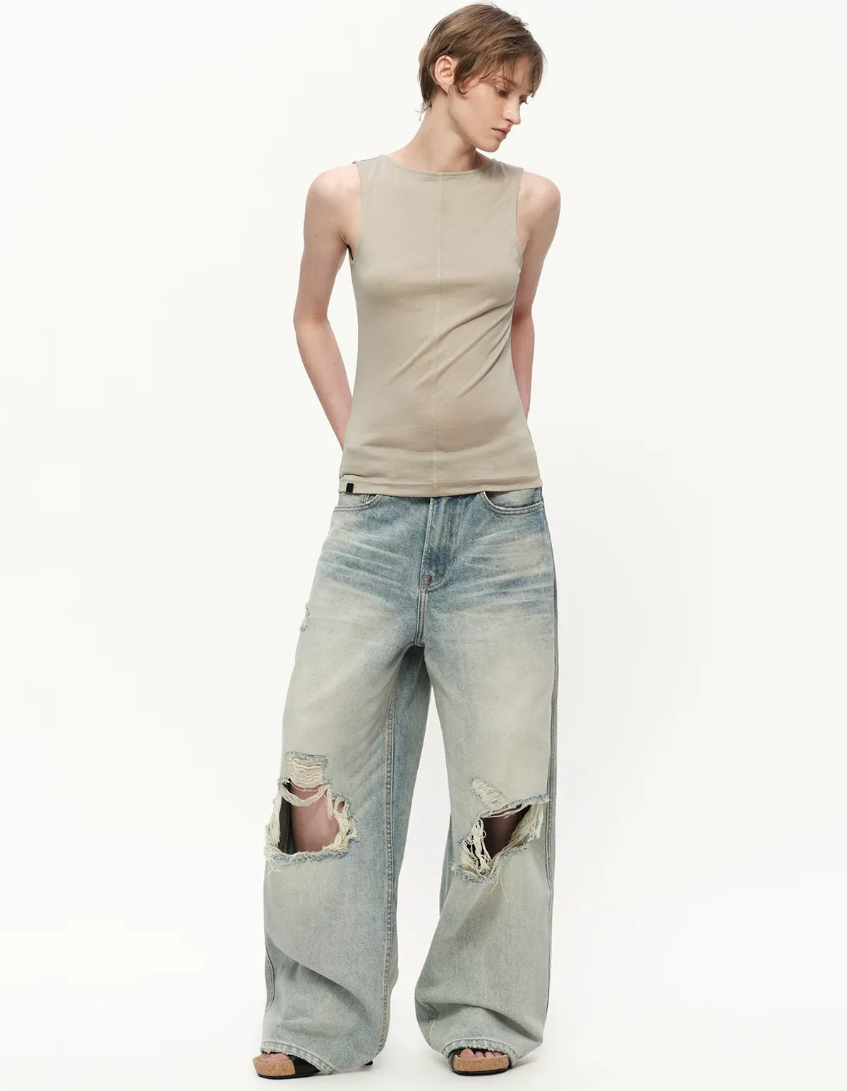 Snowflake Lyocell Back Tank