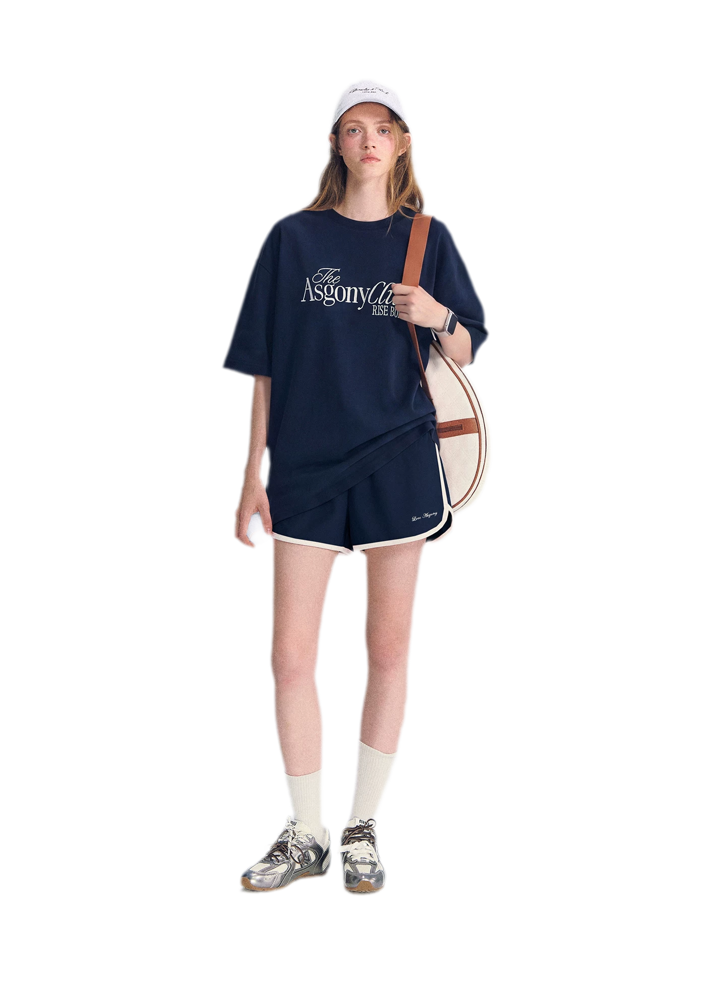 Embroidered Piping Shorts
